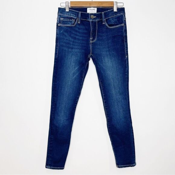 Frame Denim Denim - Frame Le Skinny De Jeanne Crop Jeans Bonn Wash Size 26